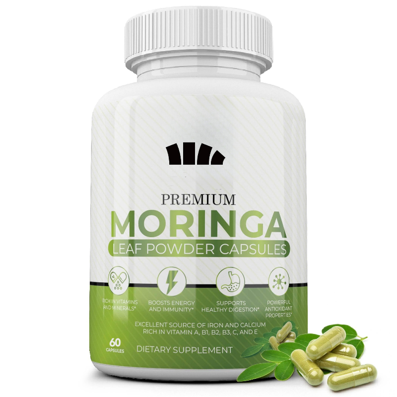 Moringa Leaf Powder - Natural Moringa Capsules -100% Pure Moringa