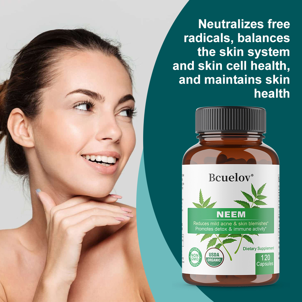Organic Neem Leaf Capsules, He - đánh giá và giá Herbal And Wellness