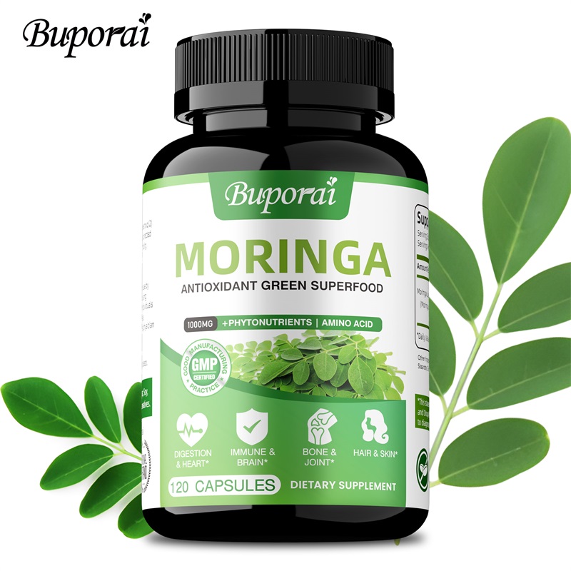 Moringa Capsules - Antioxidant - đánh giá và giá Moringa Leaf Powder
