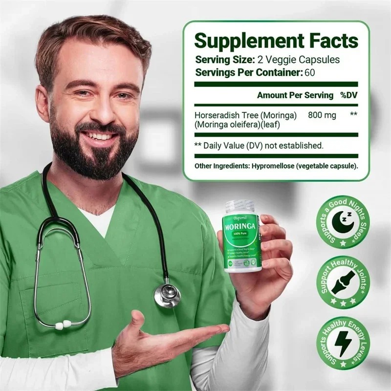 100% Pure Moringa Leaf Powder  - đánh giá và giá Moringa Leaf Powder